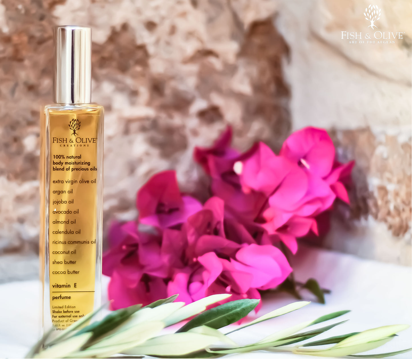 
                  
                    100% Natural Moisturising Body Oil - A Blend of Precious Oils
                  
                