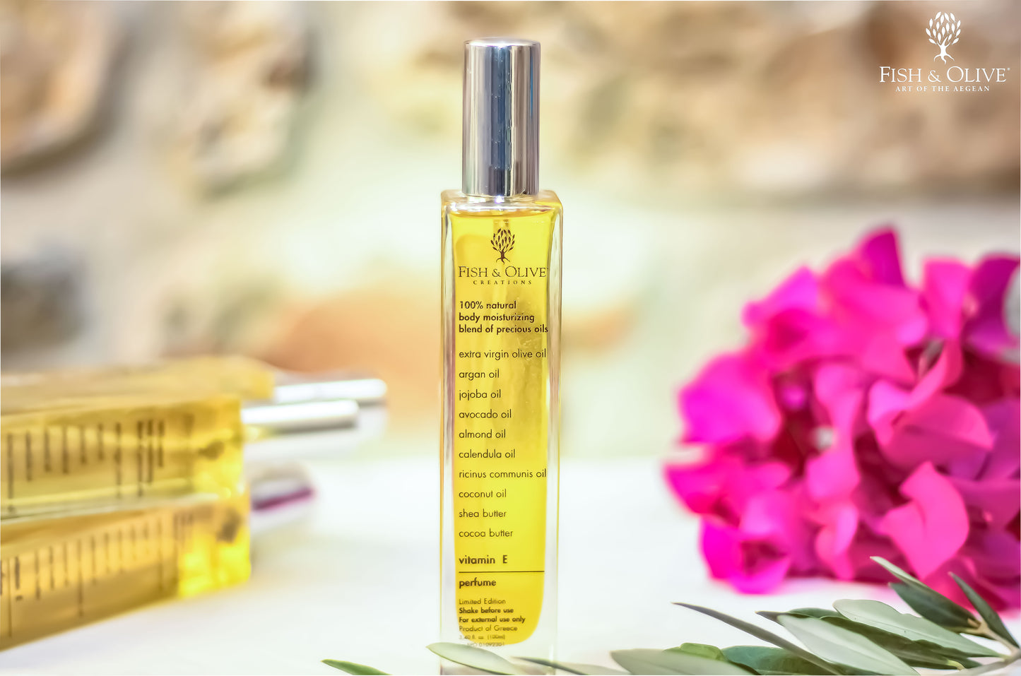 
                  
                    100% Natural Moisturising Body Oil - A Blend of Precious Oils
                  
                