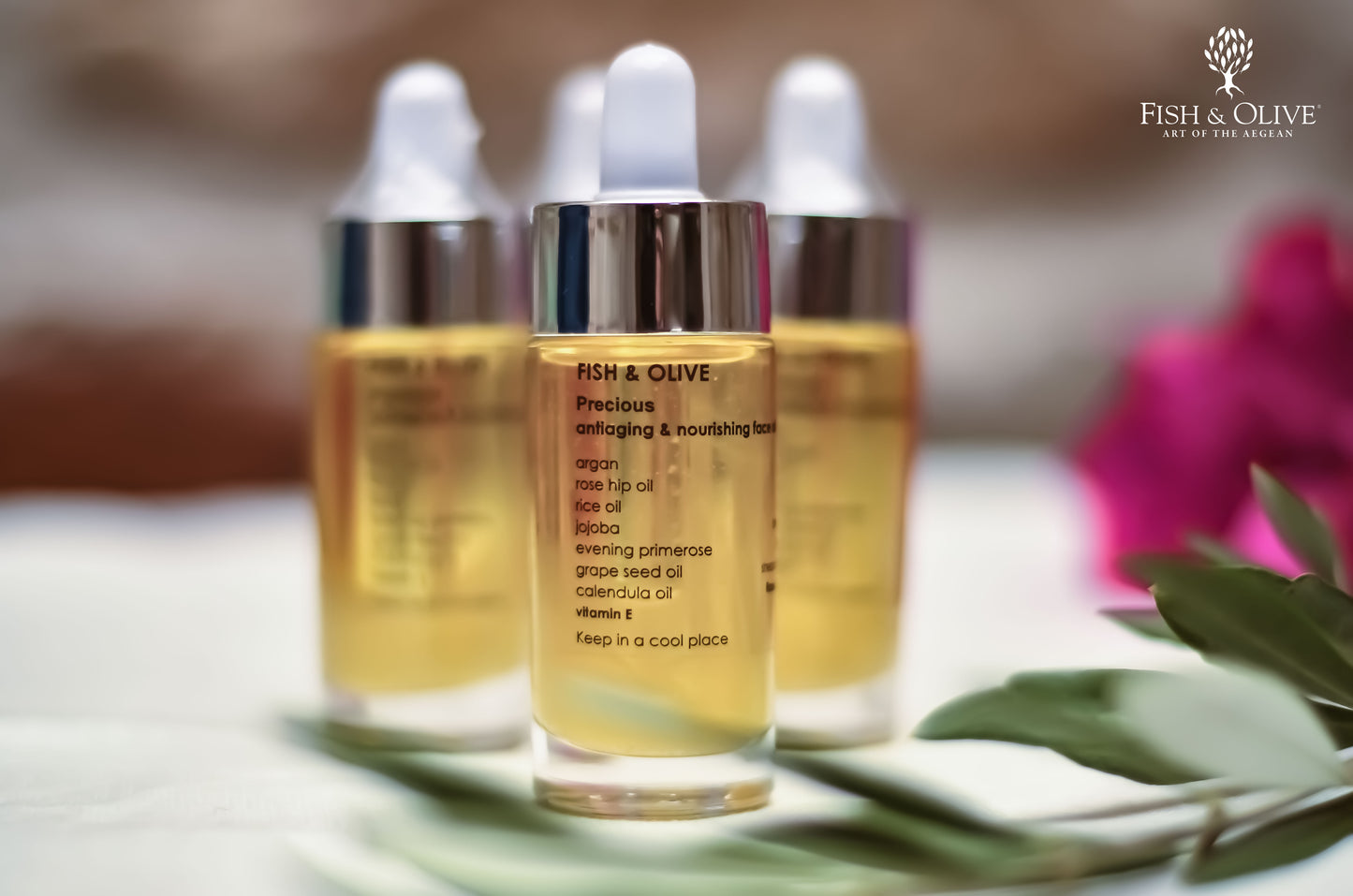 
                  
                    100% Natural Moisturising Face Oil - A Blend of Precious Oils
                  
                