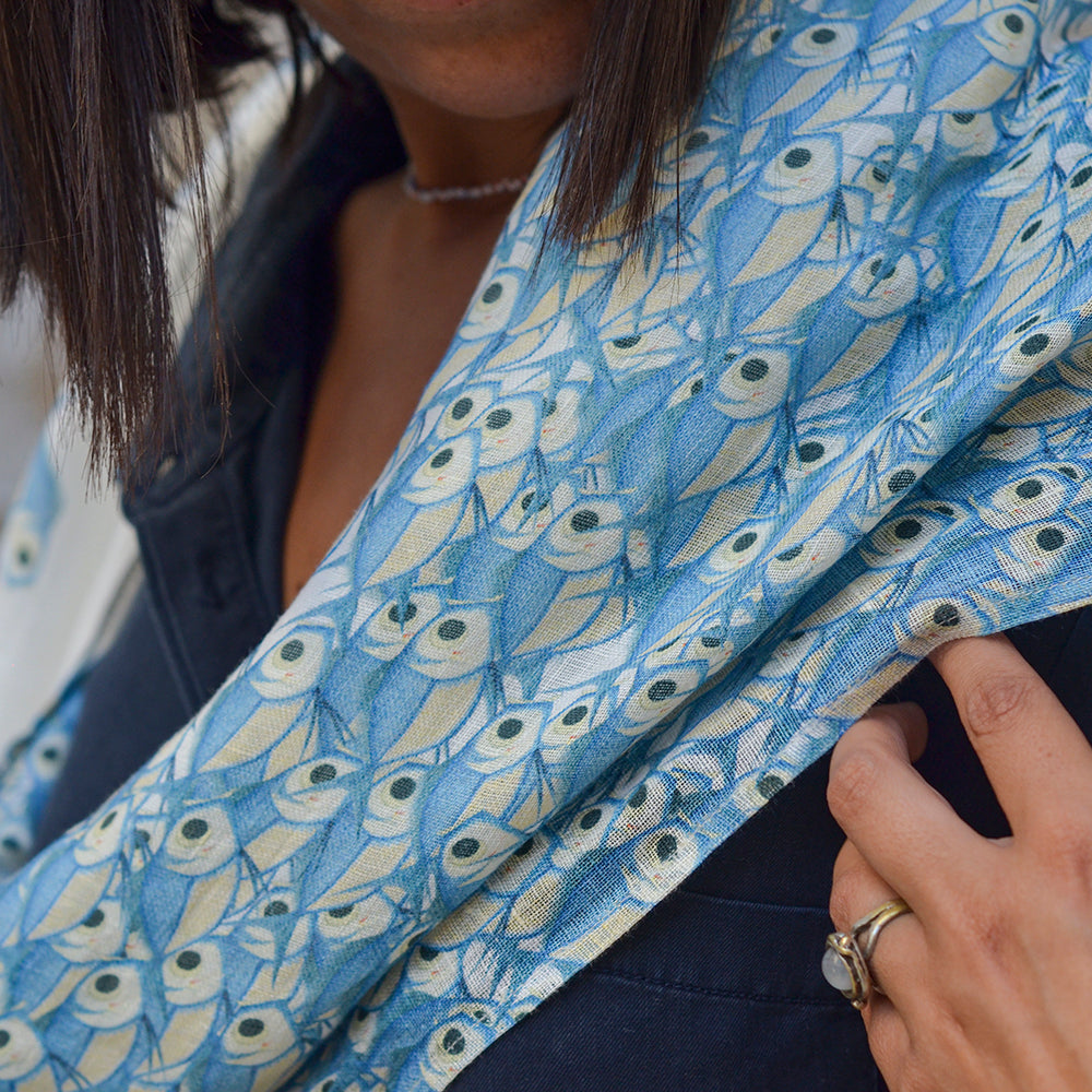 
                  
                    Rex Maris Double Sided Organic Linen Scarf
                  
                