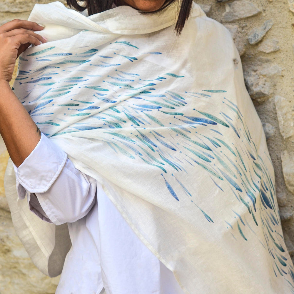 
                  
                    Egéides Organic Linen Scarf
                  
                
