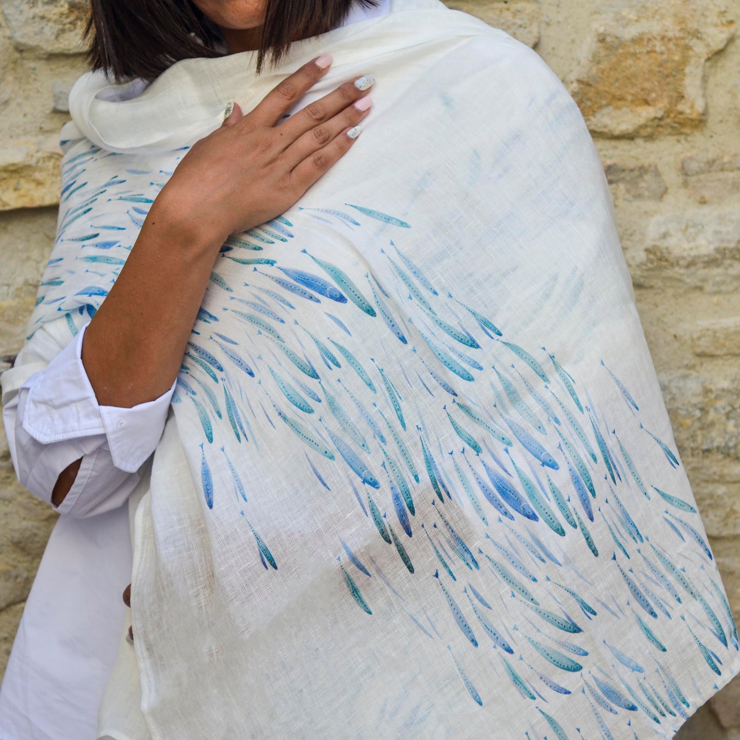
                  
                    Egéides Organic Linen Scarf
                  
                