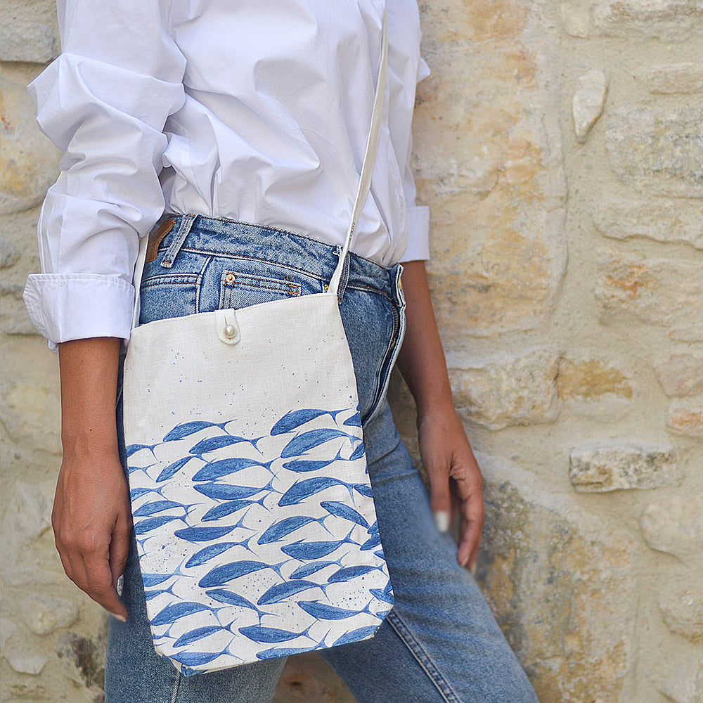 Out Of The Deep Organic Linen Bag